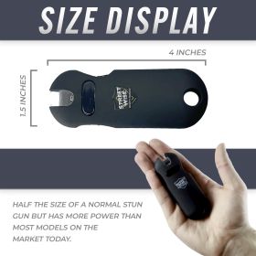 SMART 24,000,000* Keychain Stun Gun (Color: Dark Purple)
