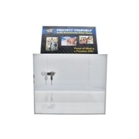Acrylic Box Display w/Sign Holder (Title: Default Title)